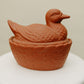 Vintage Terracotta Duck Tureen