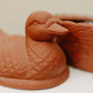 Vintage Terracotta Duck Tureen