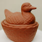 Vintage Terracotta Duck Tureen