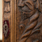 Antique Hand-Carved Wooden Cabinet Door Panel – Bearded Man Relief *COMING SOON*