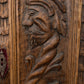Antique Hand-Carved Wooden Cabinet Door Panel – Bearded Man Relief *COMING SOON*