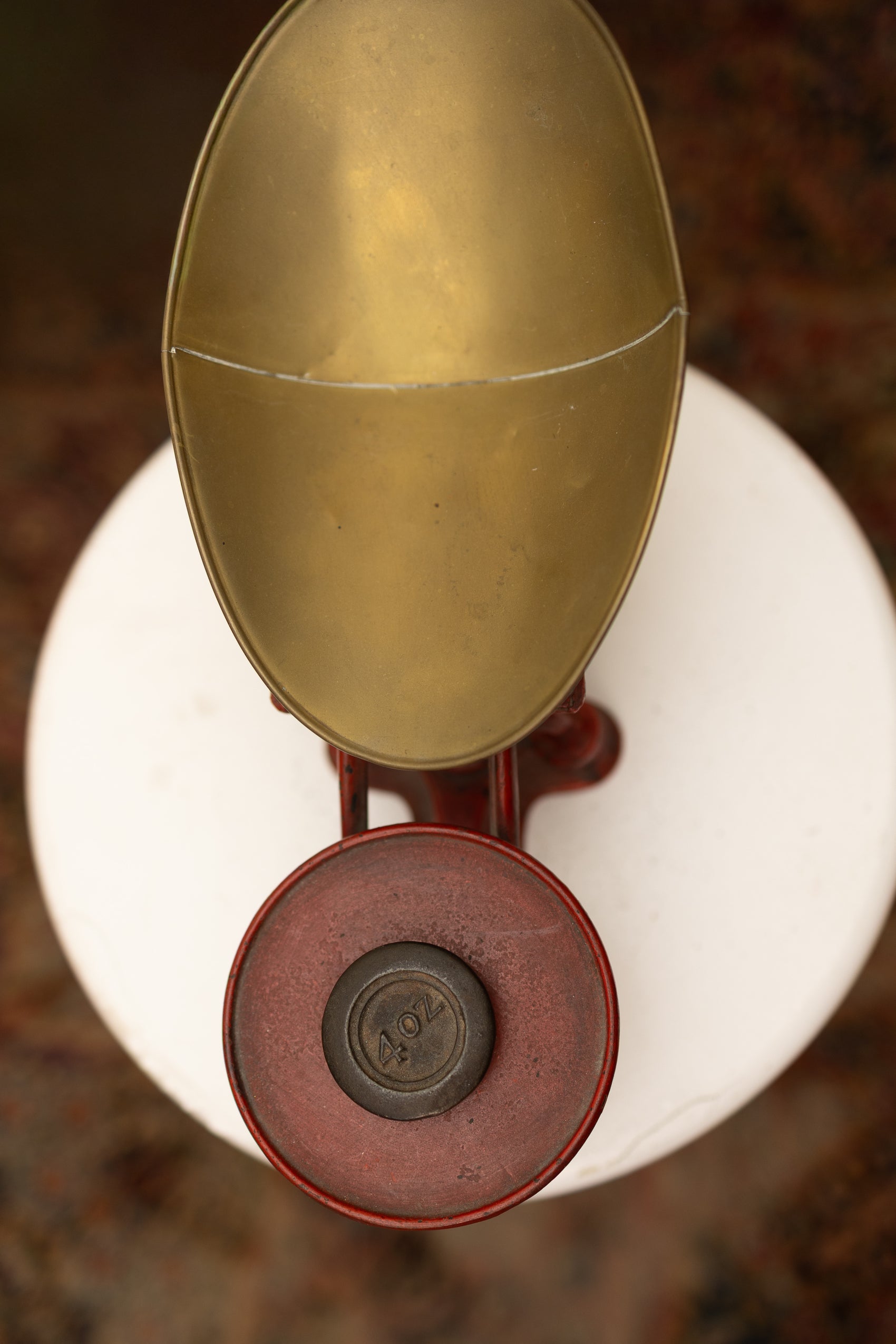 Vintage Red Cast Iron Kitchen Scale *COMING SOON*