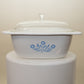 Vintage CorningWare “Cornflower Blue” Casserole Dish with Lid