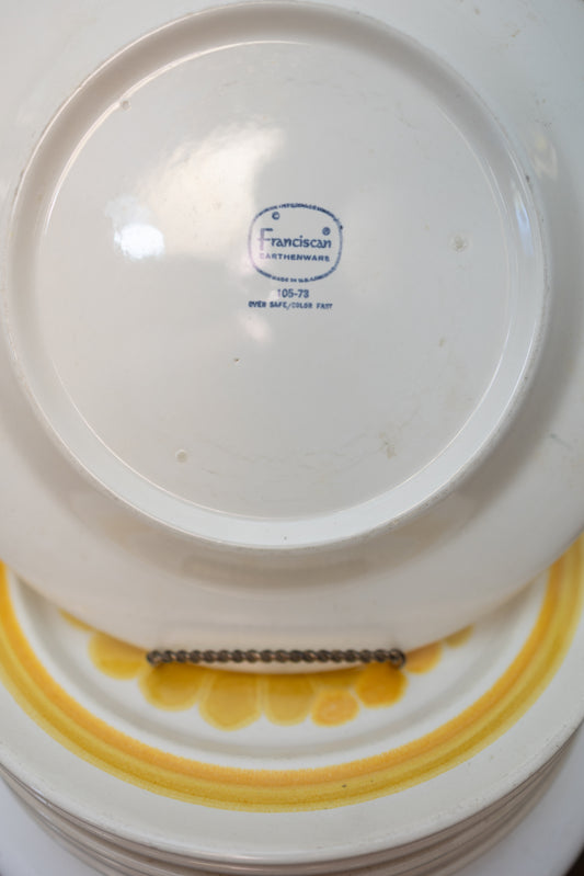 Franciscan “Sunburst” Dinner Plates — Set of 6 *COMING SOON*