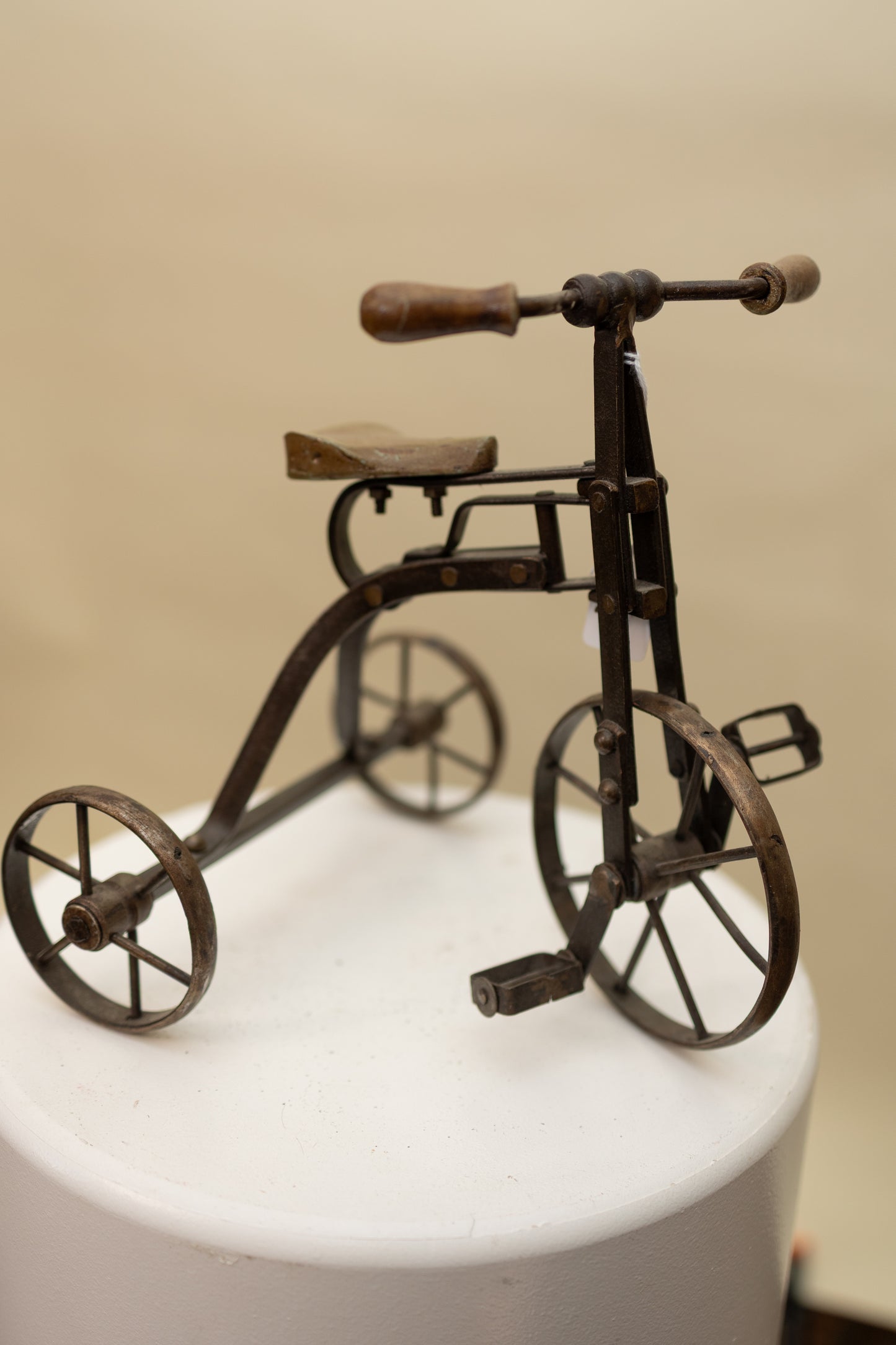 Antique Metal Tricycle Decor