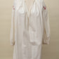 Antique Hand-Embroidered Linen Tunic – Red Floral Detail