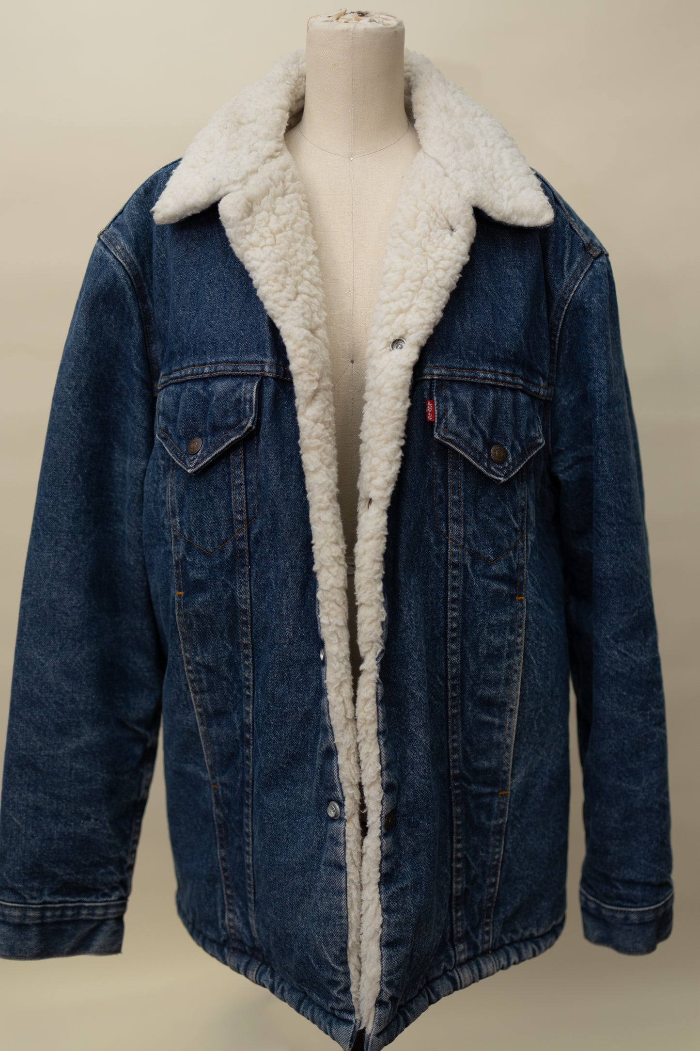 Vintage Levi’s Sherpa-Lined Denim Jacket