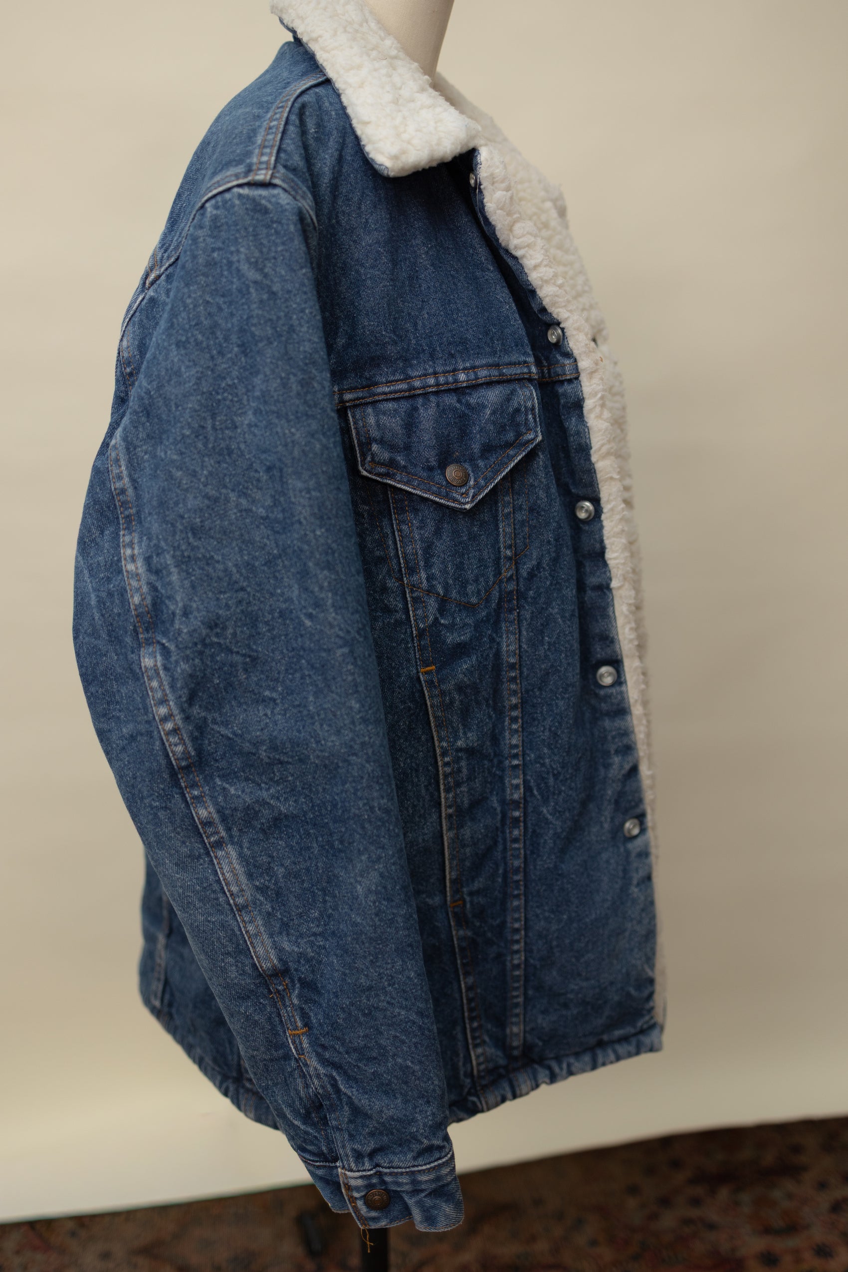 Vintage Levi’s Sherpa-Lined Denim Jacket