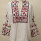 Vintage Hand-Embroidered Eastern European Peasant Blouse