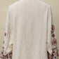 Vintage Hand-Embroidered Eastern European Peasant Blouse
