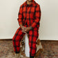 Vintage Red and Black Wool Buffalo Plaid Suit Set * COMING SOON*