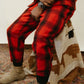 Vintage Red and Black Wool Buffalo Plaid Suit Set * COMING SOON*