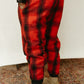 Vintage Red and Black Wool Buffalo Plaid Suit Set * COMING SOON*