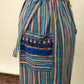 Vintage Striped Cotton Wrap Skirt with Tassel Trim *COMING SOON*