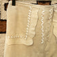 Vintage Suede Maxi Skirt with Whipstitch Detailing *COMING SOON*