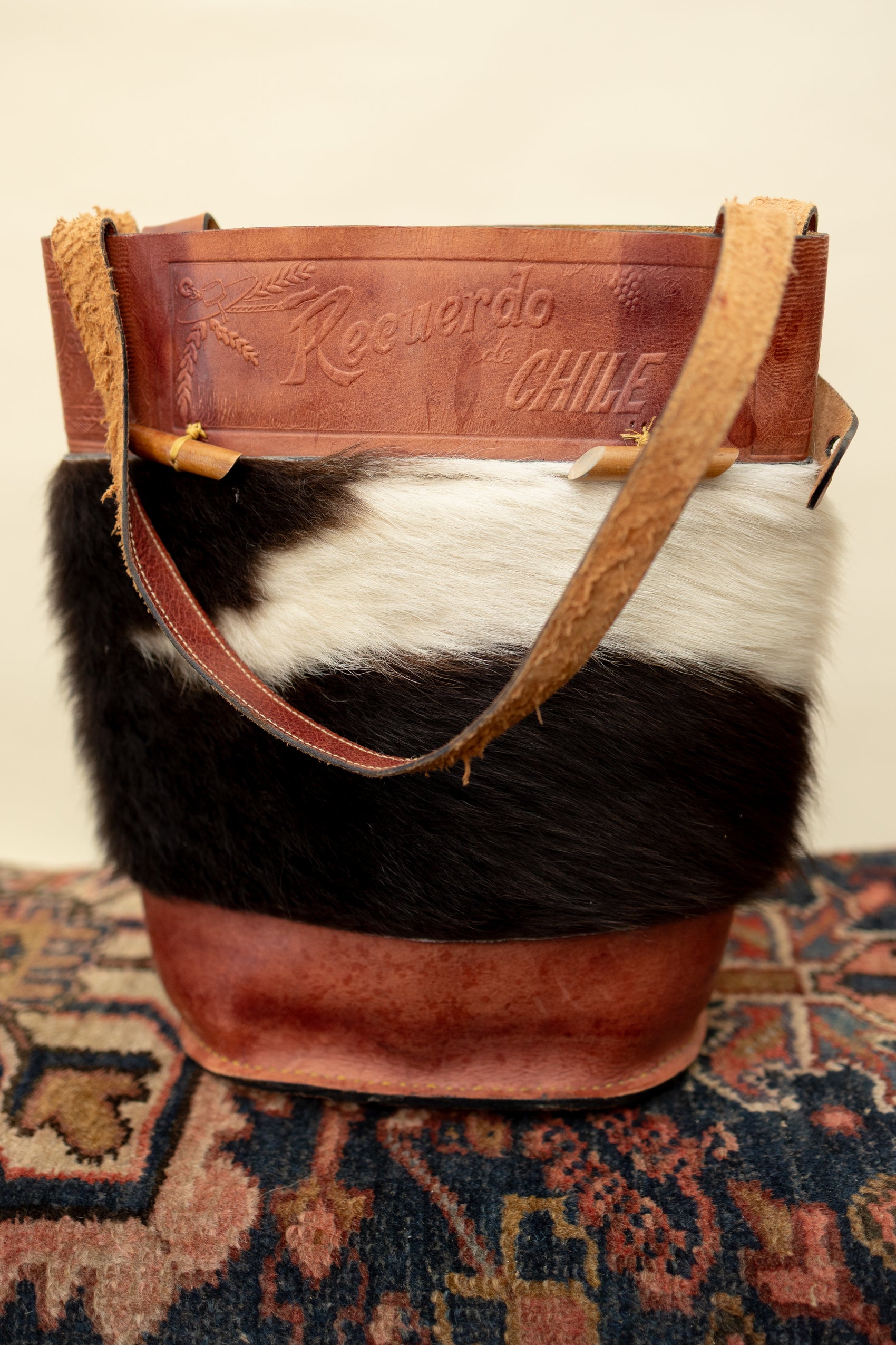 “Recuerdo de Chile” Cowhide & Leather Artisan Tote *COMING SOON*