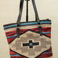 Southwestern Wool Tapestry Tote with Leather Straps *COMING SOON*