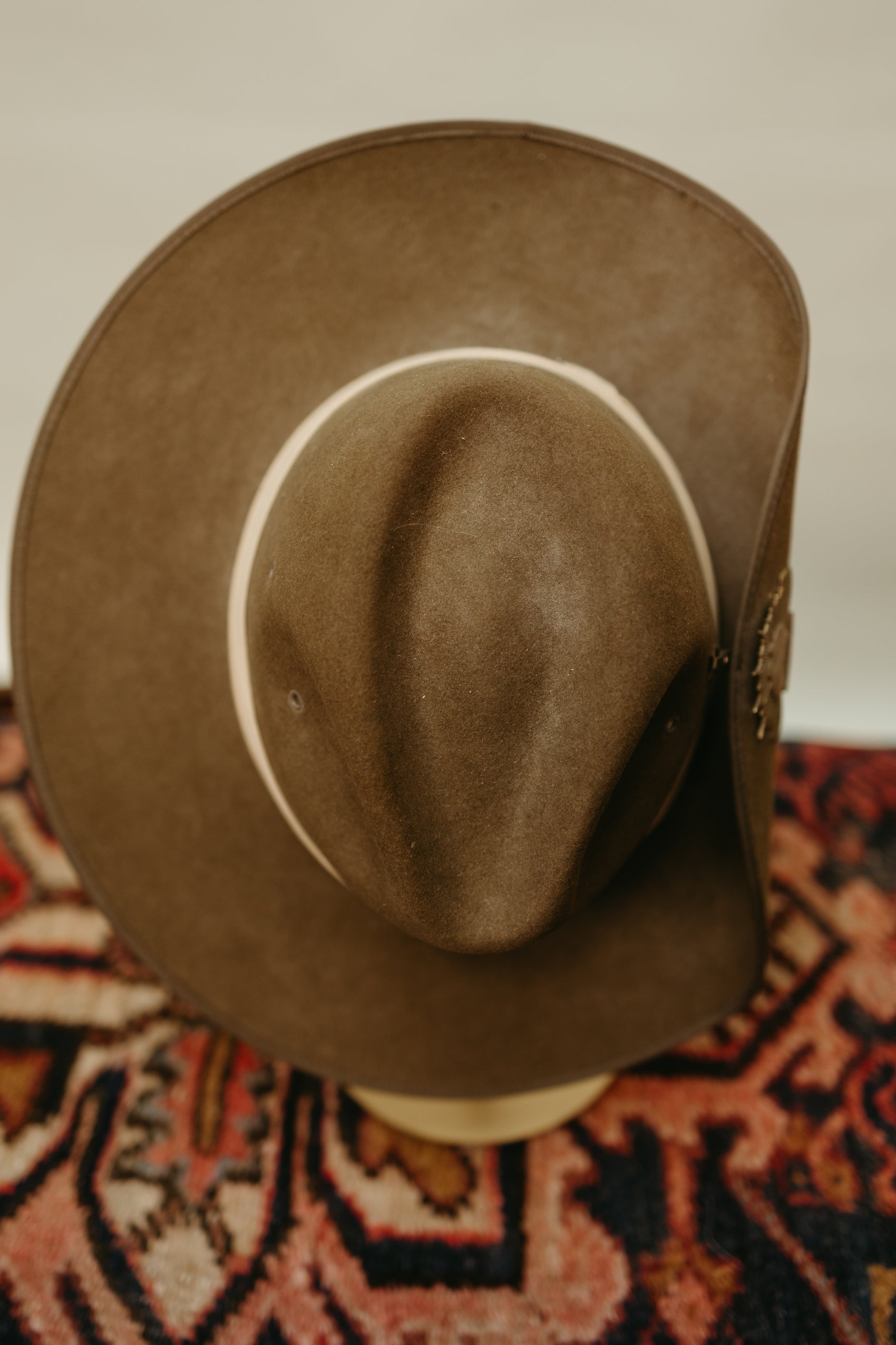 Vintage Australian Slouch Hat with Military Emblem *COMING SOON*