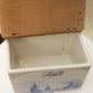 Vintage Delft Blue Ceramic Spice & Salt Set
